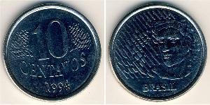 10 Centavo Brasile Acciaio 