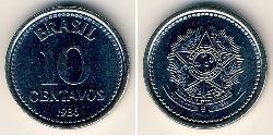 10 Centavo Brésil Acier 