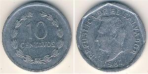 10 Centavo Salvador Acier inoxydable 