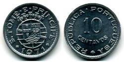 10 Centavo São Tomé e Príncipe (1469 - 1975) Alluminio 