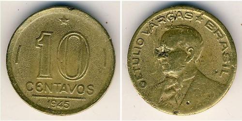 10 Centavo Brasile Alluminio/Bronzo 