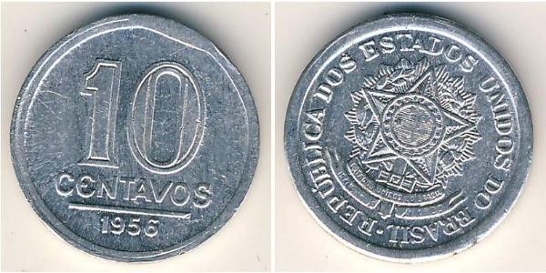10 Centavo Brazil Aluminium 