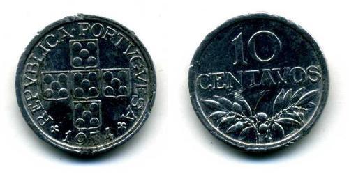 10 Centavo Second Portuguese Republic (1933 - 1974) Aluminium 