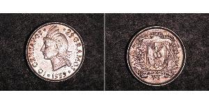 10 Centavo République dominicaine Argent 