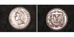 10 Centavo Repubblica Dominicana Argento 