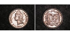 10 Centavo Repubblica Dominicana Argento 