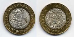 10 Centavo Mexiko (1867 - ) Bimetall 