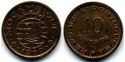 10 Centavo Mozambique Bronce 