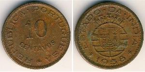 10 Centavo Inde portugaise (1510-1961) Bronze 