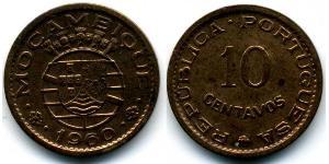 10 Centavo Mozambique Bronze 