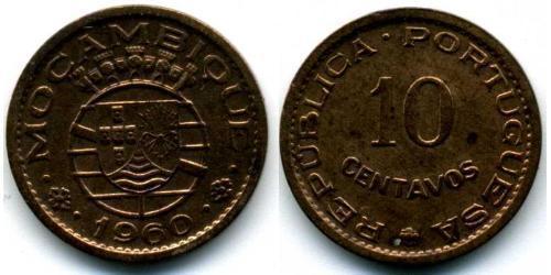 10 Centavo Mozambique Bronze 