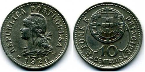 10 Centavo Santo Tomé y Príncipe (1469 - 1975) Cobre/Zinc 