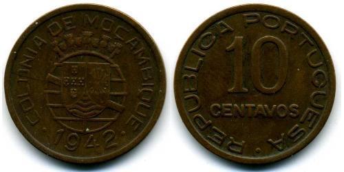 10 Centavo Mozambique Copper 