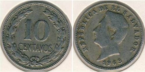 10 Centavo El Salvador Copper/Nickel 