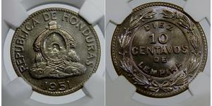 10 Centavo Honduras Copper/Nickel 