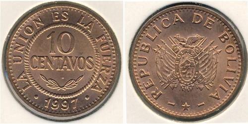 10 Centavo Bolivie (1825 - ) Cuivre/Nickel 