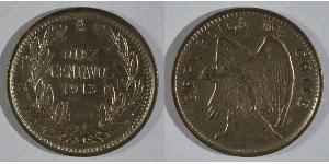 10 Centavo Chili Cuivre/Nickel 