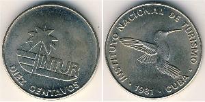 10 Centavo Cuba Cuivre/Nickel 