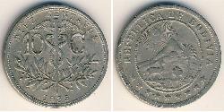 10 Centavo Bolivien (1825 - ) Kupfer/Nickel 
