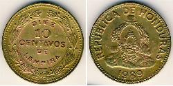 10 Centavo Honduras Latón 
