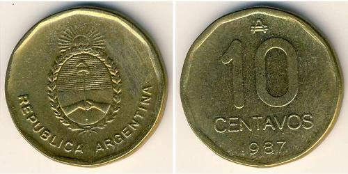 10 Centavo República Argentina (1861 - ) Latón 