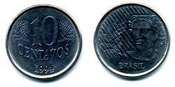 10 Centavo Brasil Níquel/Acero 