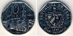 10 Centavo Cuba Níquel/Cobre 
