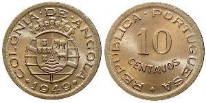 10 Centavo Portuguese Angola (1575-1975) Níquel/Cobre 