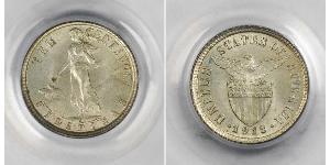 10 Centavo Filipinas Plata 