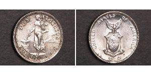 10 Centavo Filipinas Plata 