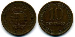 10 Centavo Mozambico Rame 