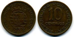 10 Centavo Mozambico Rame 