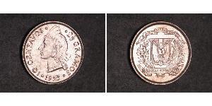 10 Centavo Dominikanische Republik Silber 