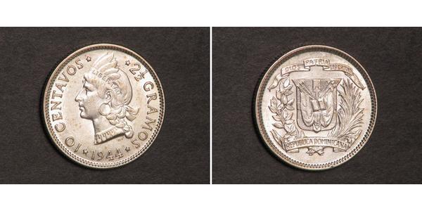 10 Centavo Dominikanische Republik Silber 