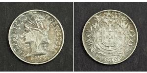 10 Centavo Erste Portugiesische Republik (1910 - 1926) Silber 