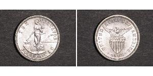 10 Centavo Philippinen Silber 