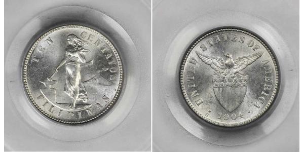 10 Centavo Philippines Silver 