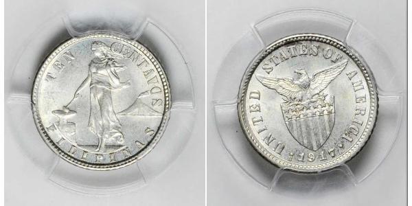 10 Centavo Philippines Silver 