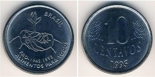 10 Centavo Brazil Steel 