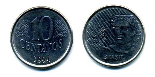 10 Centavo 巴西 Steel/镍 