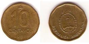 10 Centavo Argentina (1861 - ) Tin/Rame/Alluminio/Zinco 