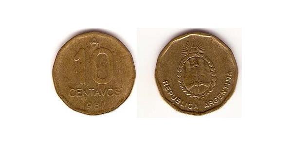 10 Centavo Argentina (1861 - ) Tin/Rame/Alluminio/Zinco 
