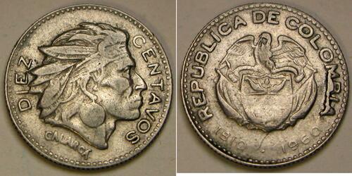 10 Centavo Colombie  