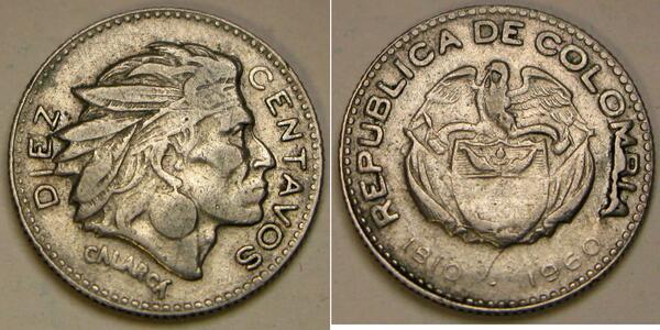 10 Centavo Kolumbien  