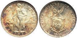 10 Centavo 菲律宾 銀 