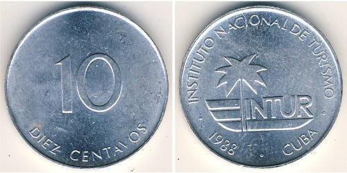 10 Centavo Cuba 铝 