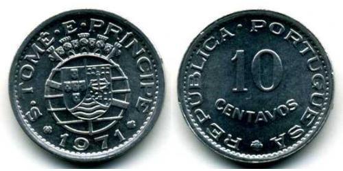 10 Centavo 圣多美和普林西比 铝 