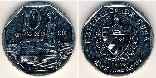 10 Centavo Cuba 銅/镍 