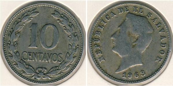 10 Centavo El Salvador 銅/镍 