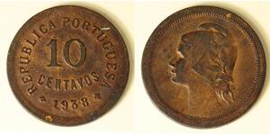 10 Centavo First Portuguese Republic (1910 - 1926) 銅/镍 